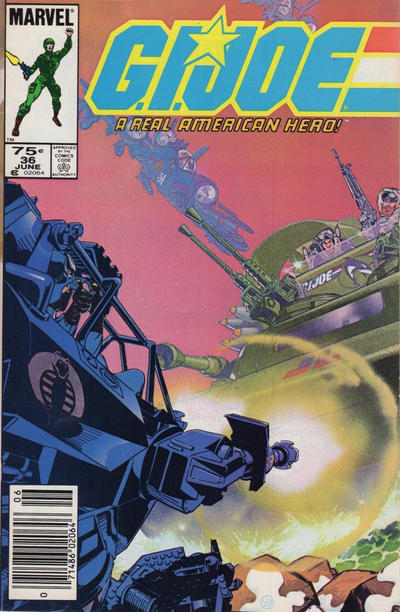 G.I. Joe, A Real American Hero #36 [Newsstand]-Near Mint (9.2 - 9.8)