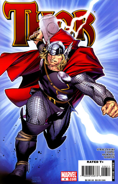 Thor #6 ((50/50) Art Adams Cover) (2007)
