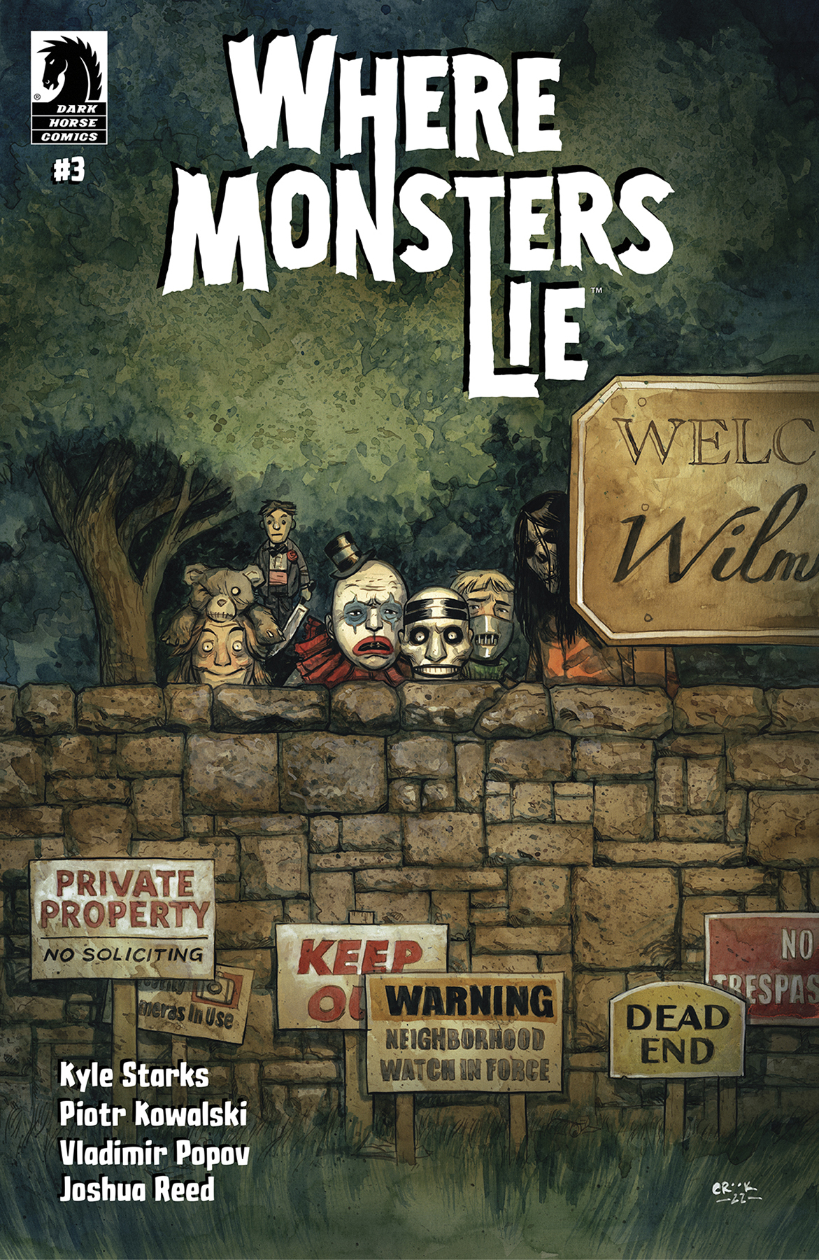 Where Monsters Lie #3 Cover B Crook (Of 4)