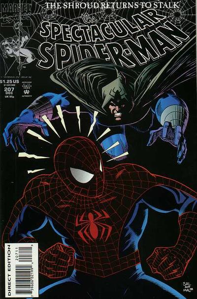 The Spectacular Spider-Man #207 [Direct Edition]-Very Fine