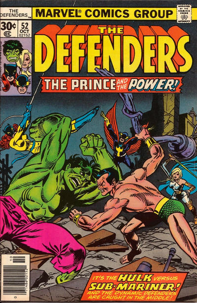 The Defenders #52 [30¢](1972)-Fine (5.5 – 7)