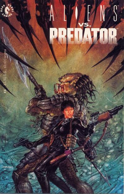 Aliens Vs. Predator #4 (1990)-Very Fine (7.5 – 9)