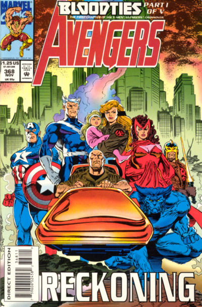 The Avengers #368 [Direct Edition]-Fine (5.5 – 7)