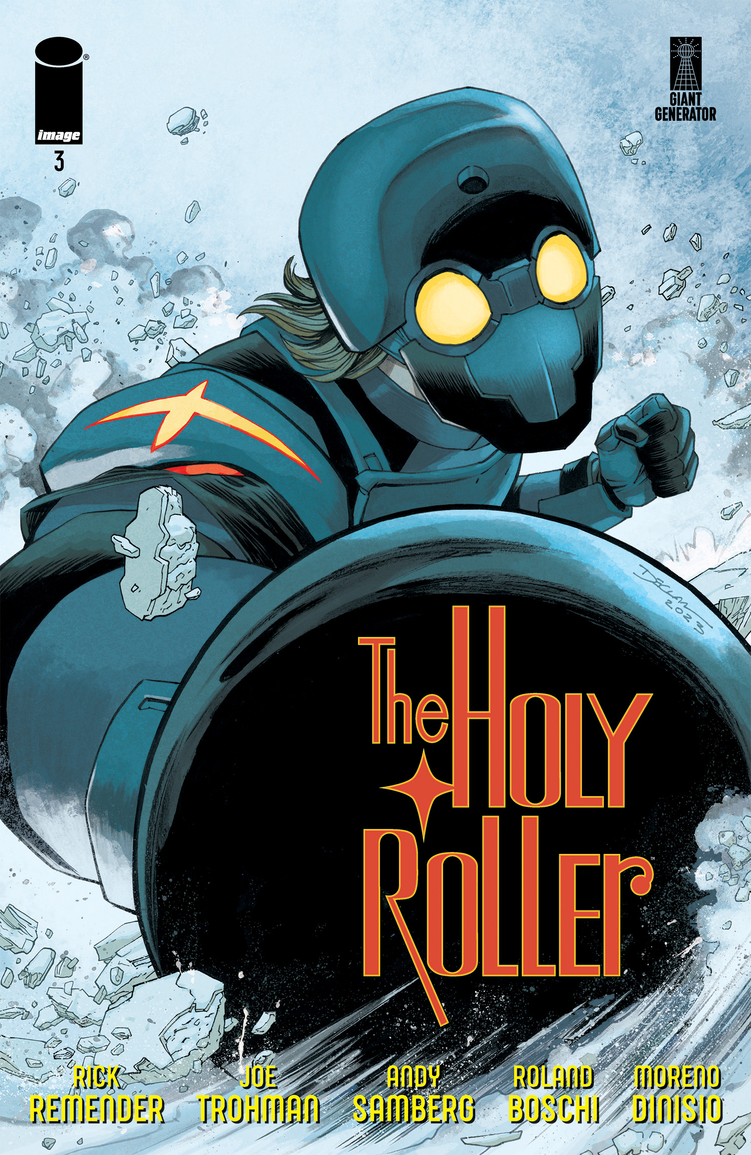 Holy Roller #3 Cover B 1 for 10 Incentive Declan Shalvey Variant