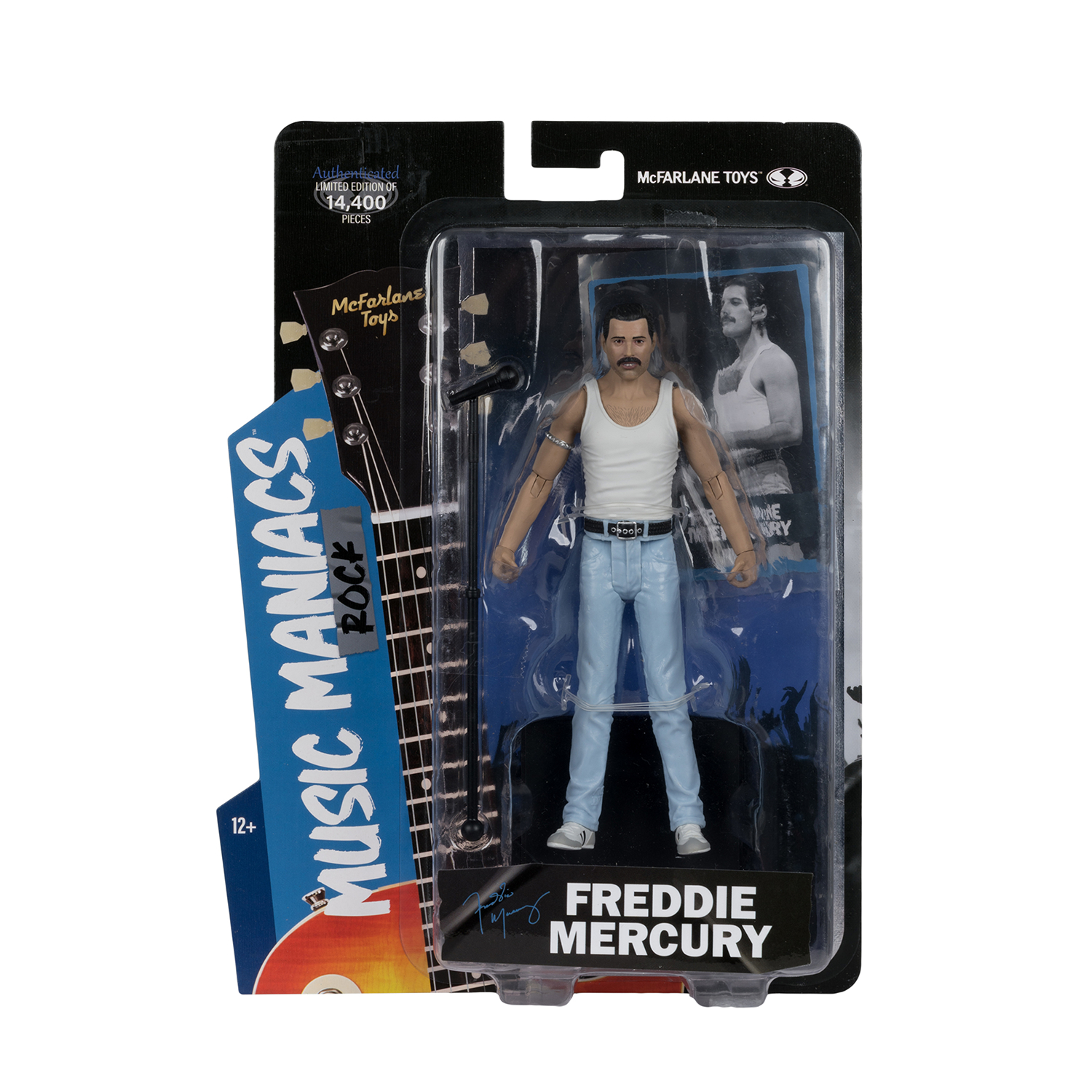 Music Maniacs Wave 3 Rock & Roll Freddie Mercury 6-inch Figure 