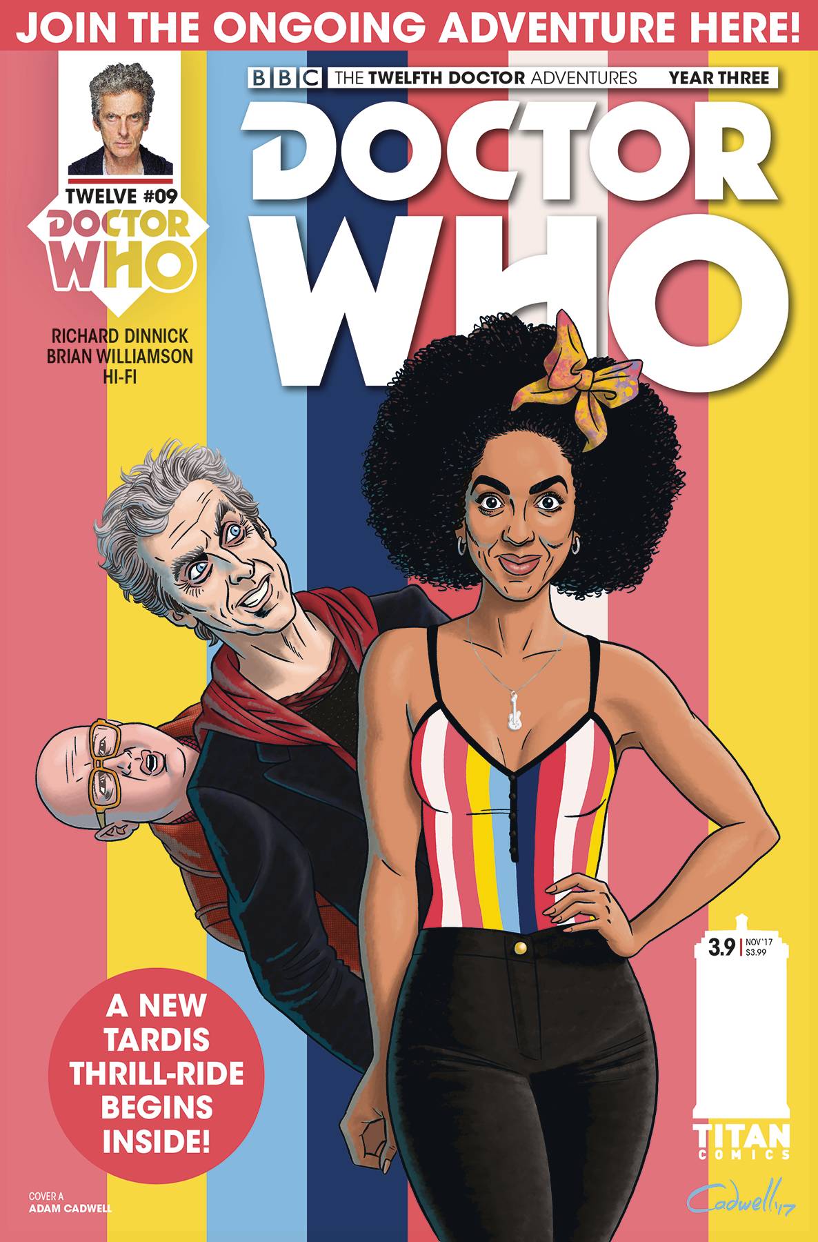 Doctor Who 12th Year Three #9 Cover A Cadwell