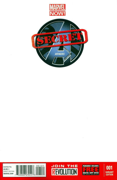 Secret Avengers #1 (Blank Cover Variant) (2013)