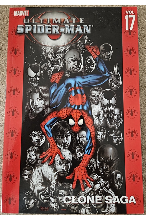 Ultimate Spider-Man Volume 17 Clone Saga Graphic Novel (Marvel 2007) Used - Very Good