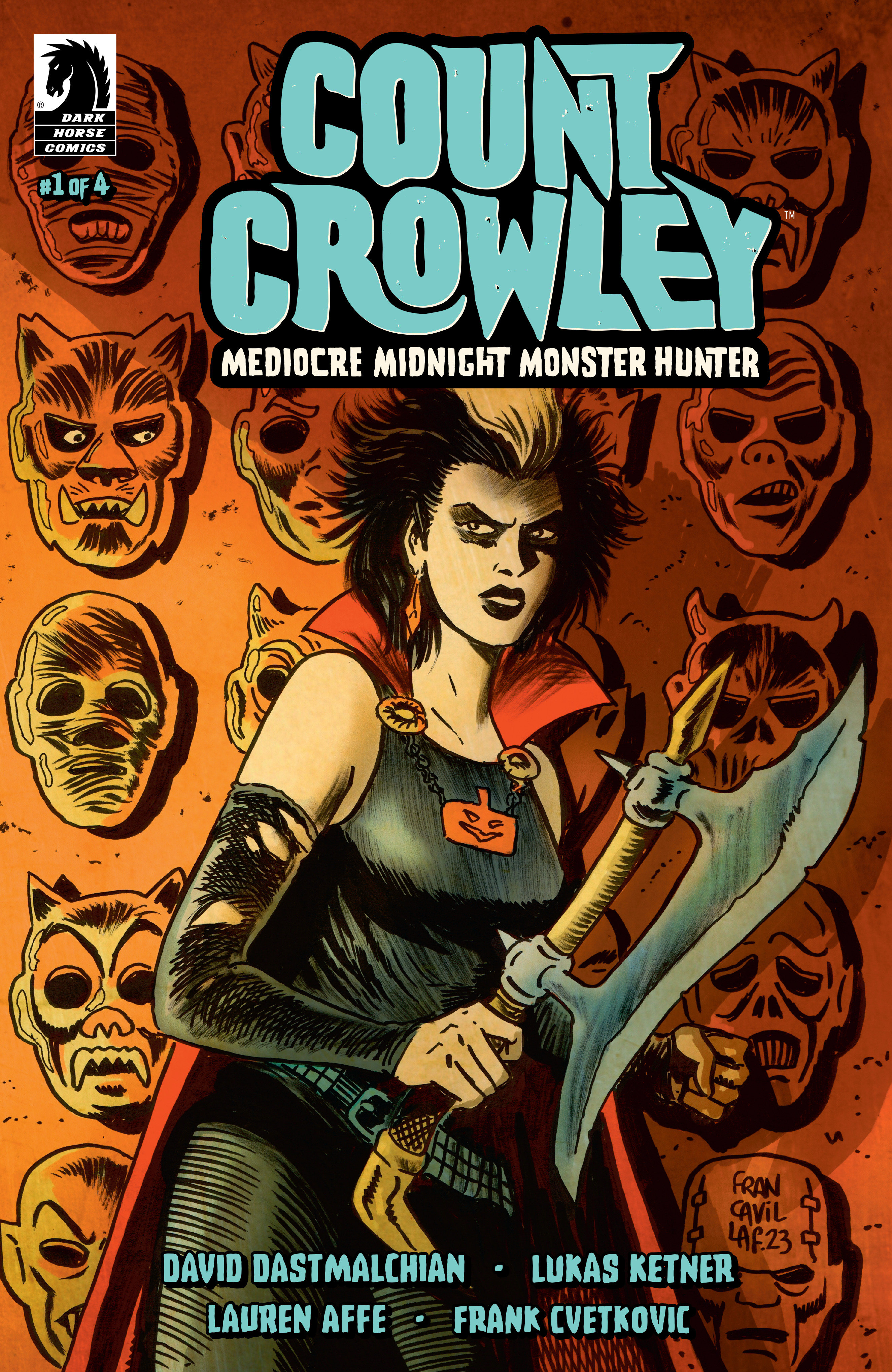 Count Crowley: Mediocre Midnight Monster Hunter #1 Cover B (Francesco Francavilla)