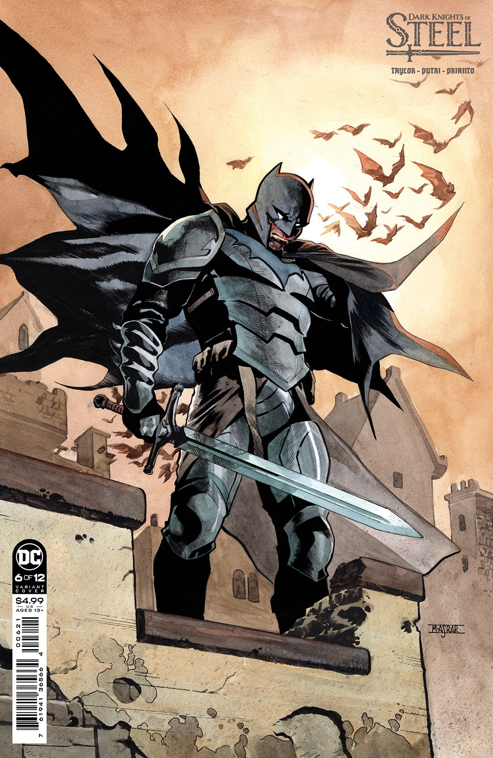 Dark Knights of Steel #6 1 For 25 Variant Mahmud Asrar