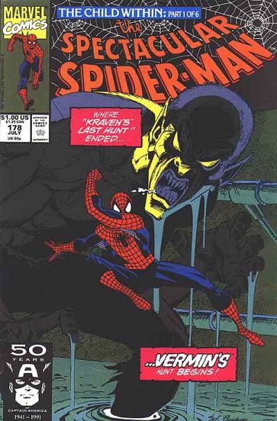 The Spectacular Spider-Man #178 [Direct] - Fn- 