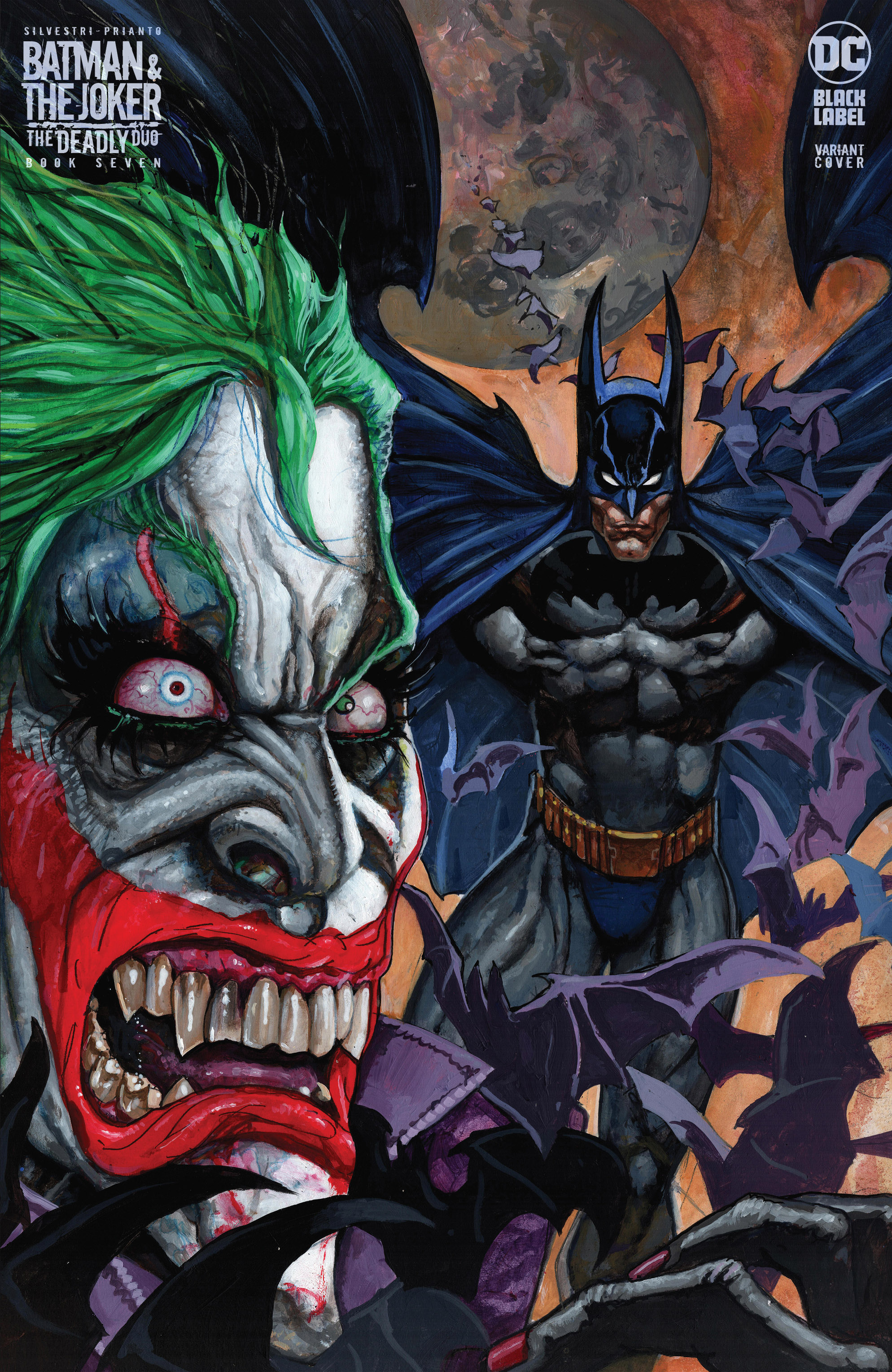 Batman & The Joker The Deadly Duo #7 Cover C Simon Bisley Joker & Batman Card Stock Variant ( (Of 7)