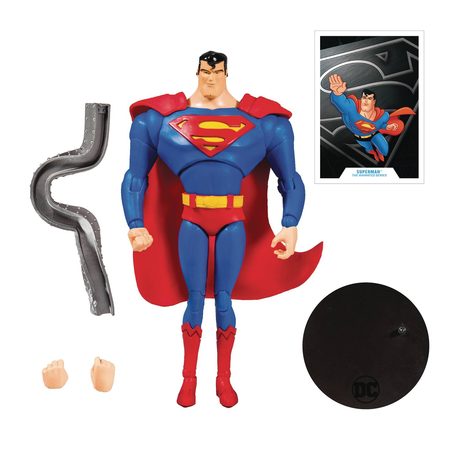 DC Animated 7 Inch Scale Wave 1 Action Figure Superman
