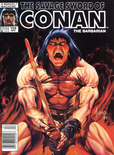 The Savage Sword of Conan #159-Fine