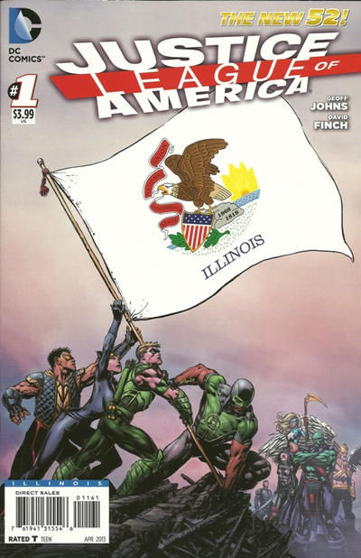 Justice League of America #1 Illinois Variant Edition