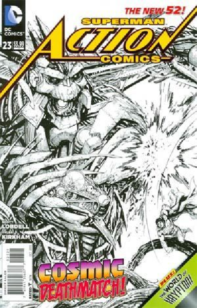 Action Comics #23 1 for 25 Incentive Tyler Kirkham (2011)