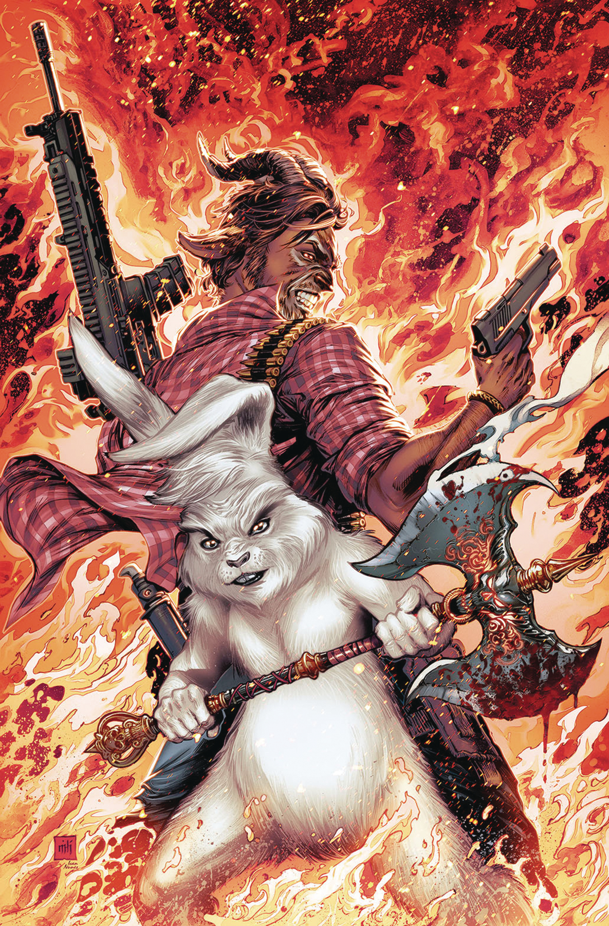 Man Goat & Bunnyman Beware The Pigman #3 Cover A Mike Krome (Mature) (Of 3)