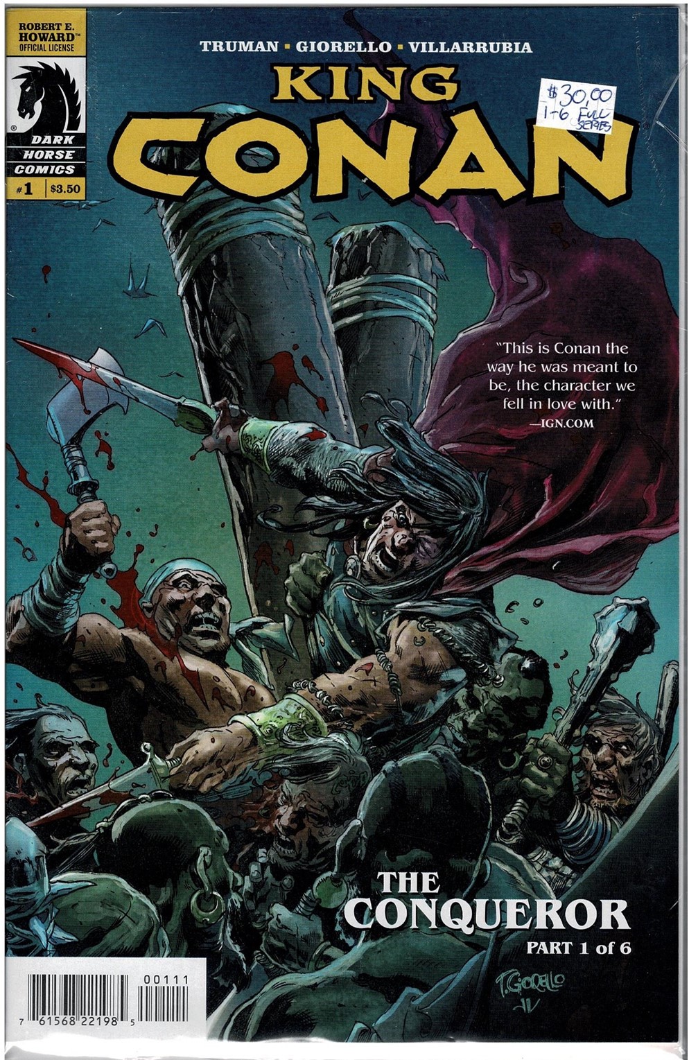 King Conan #1-6  Comic Pack