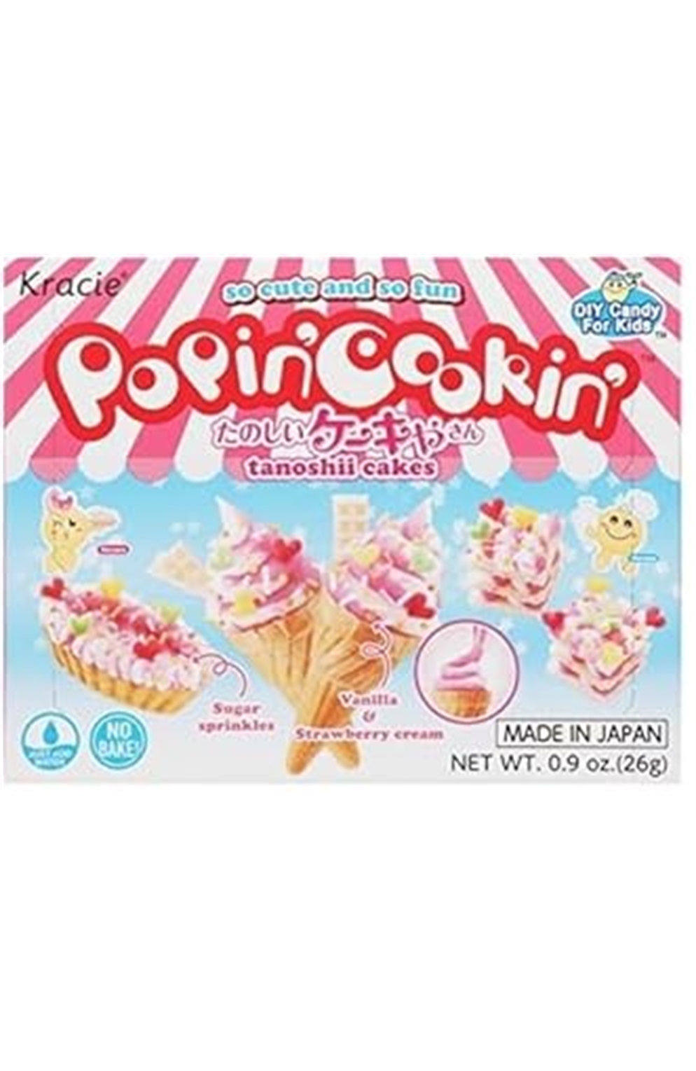 Kracie Popin Cookin Diy Candy For Kids Cake Kit