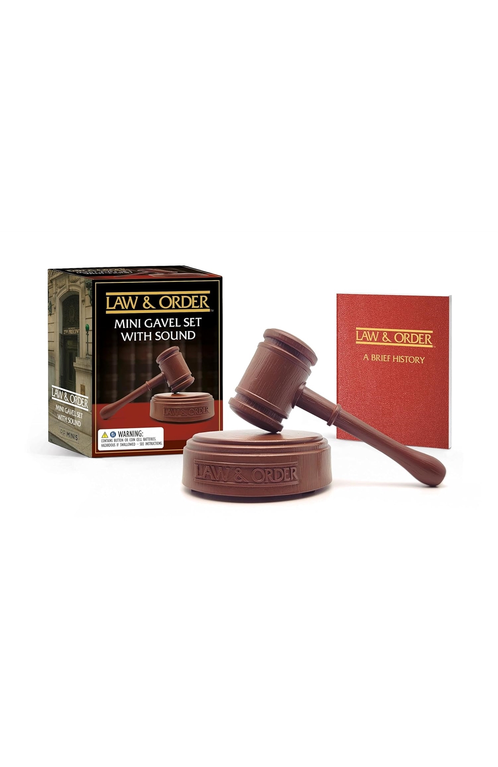 Law & Order: Mini Gavel Set With Sound (Rp Minis)