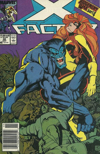 X-Factor #46 [Newsstand] - Vg/Fn