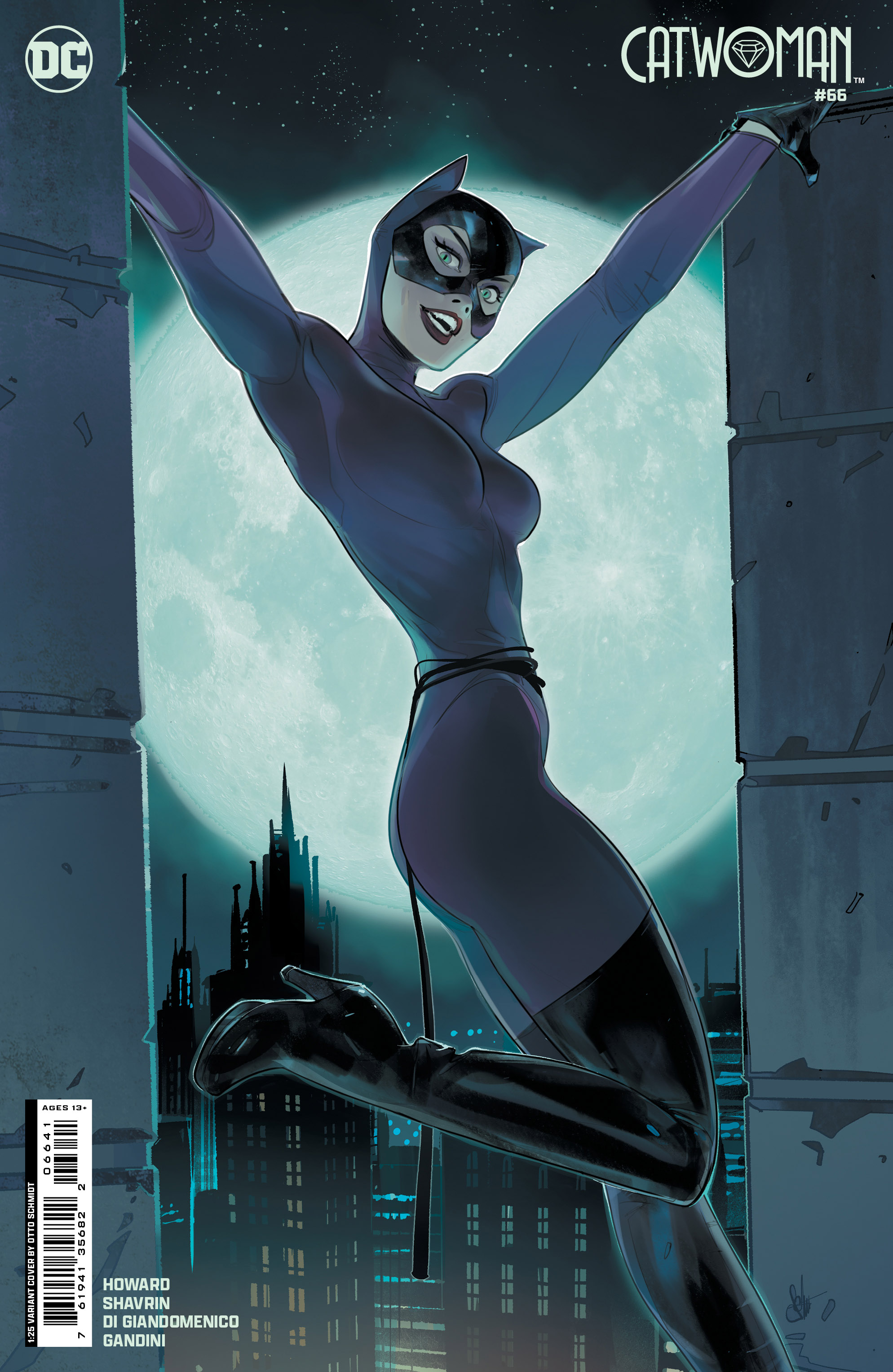 Catwoman #66 Cover D 1 for 25 Incentive Otto Schmidt Card Stock Variant