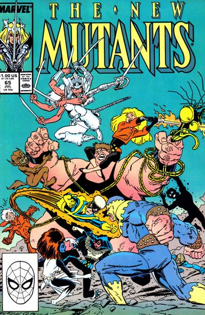 The New Mutants #65 [Direct]-Very Good (3.5 – 5)