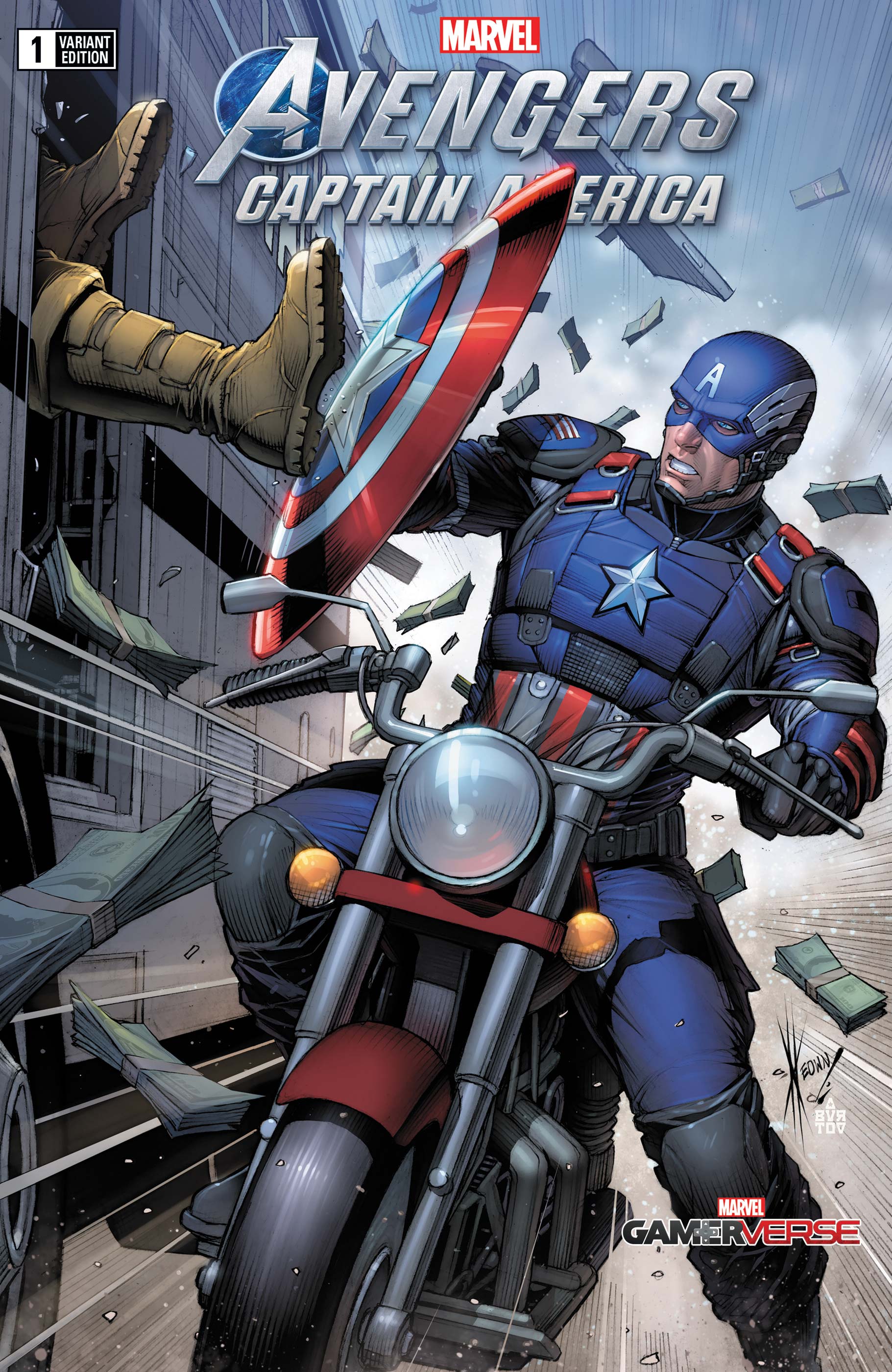 Marvels Avengers Captain America #1 Keown Variant