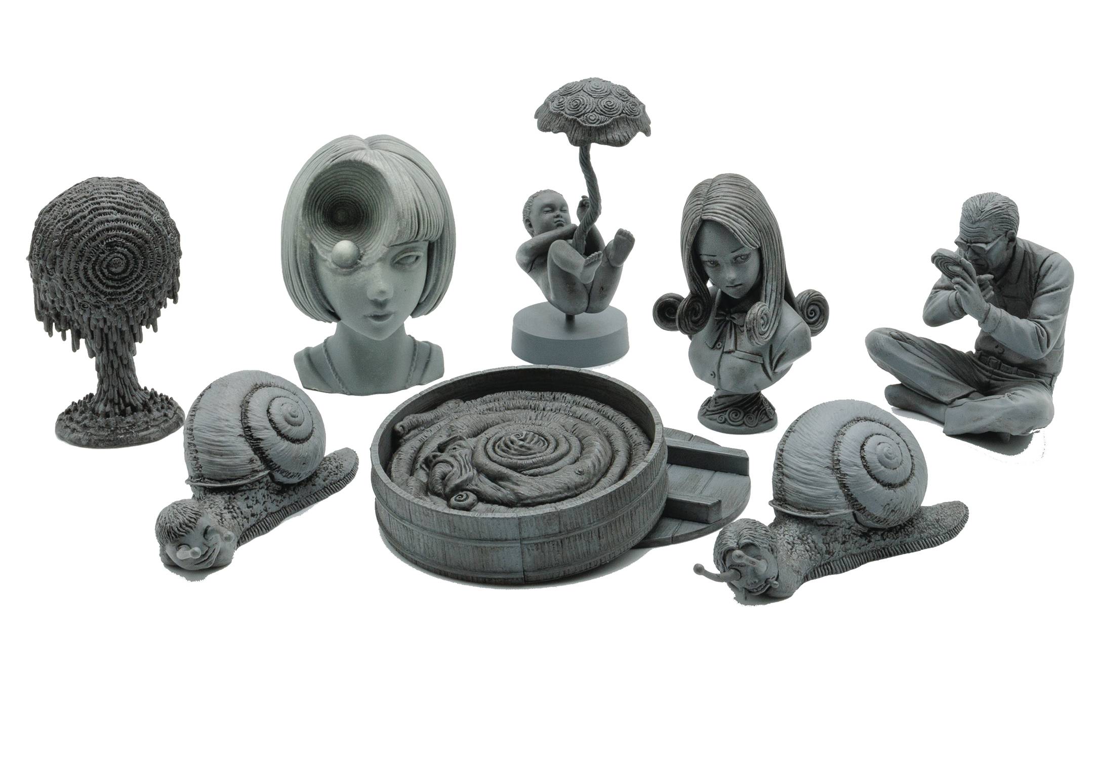 Junigi Ito Uzumaki Pocket Curse 8 Piece Figure Blind Bag