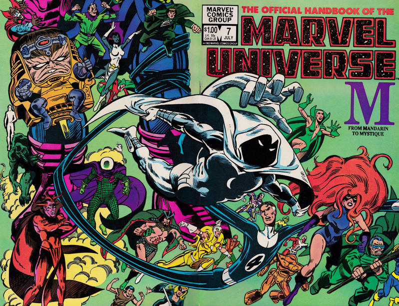 The Official Handbook of The Marvel Universe #7 [Direct]-Very Fine