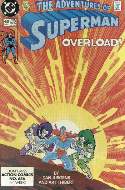 Adventures of Superman #469 [Direct]-Very Fine (7.5 – 9)