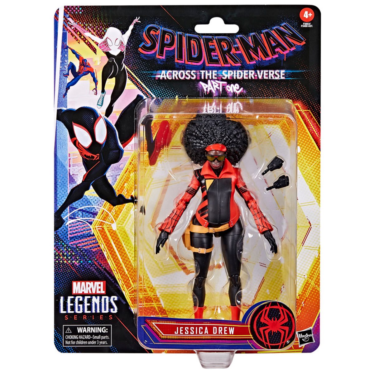 Spider-Man Across The Spider-Verse Marvel Legends Jessica Drew Spider-Woman 6-Inch Action Figure