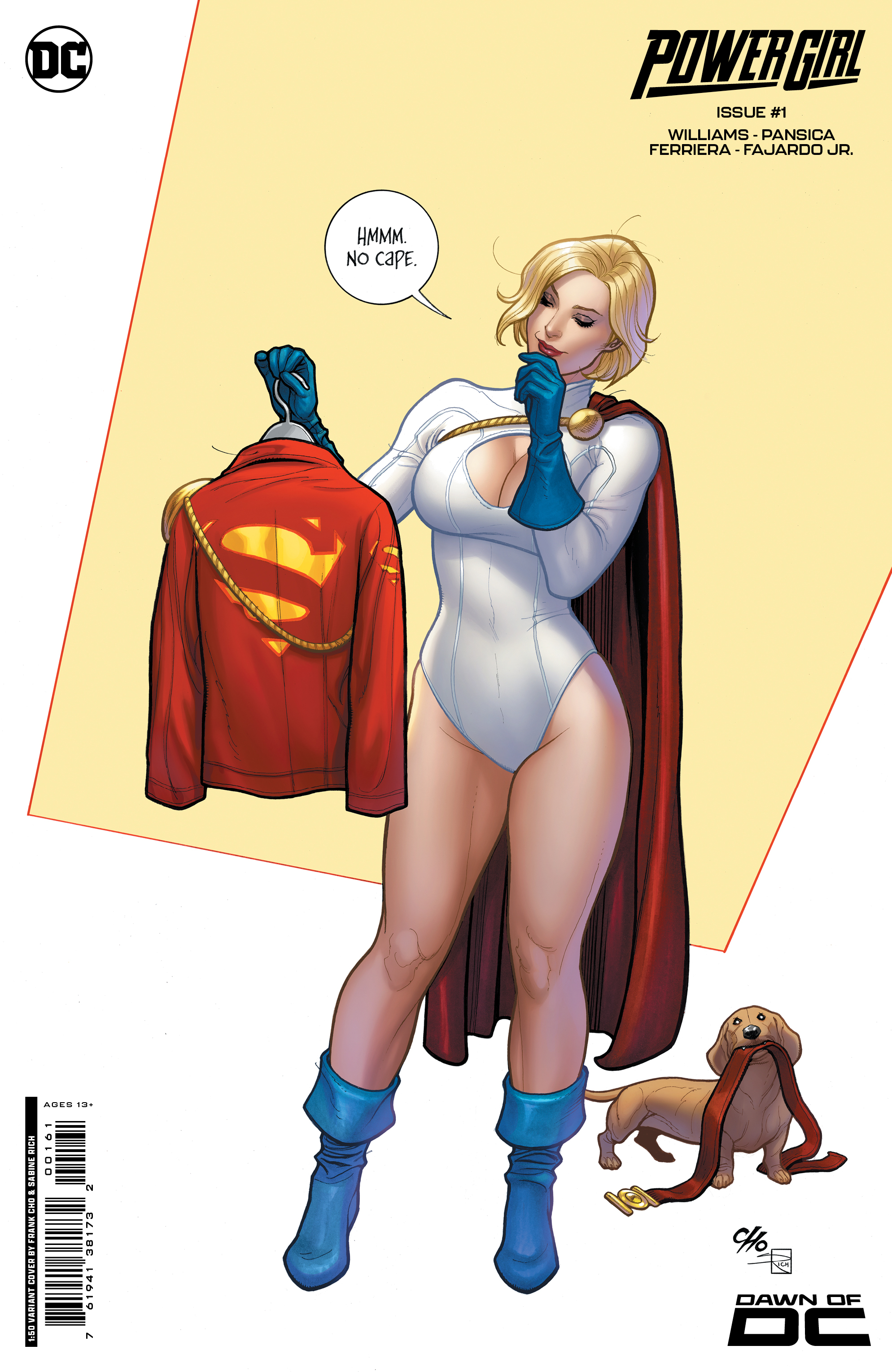 Power Girl #1 Cover G 1 for 50 Incentive Frank Cho Card Stock Variant