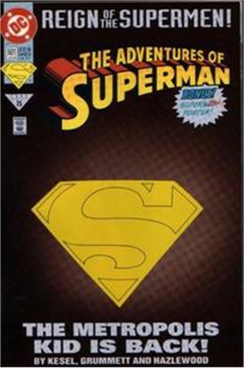 Adventures of Superman #501 [Diecut Edition - Direct] - Vf-