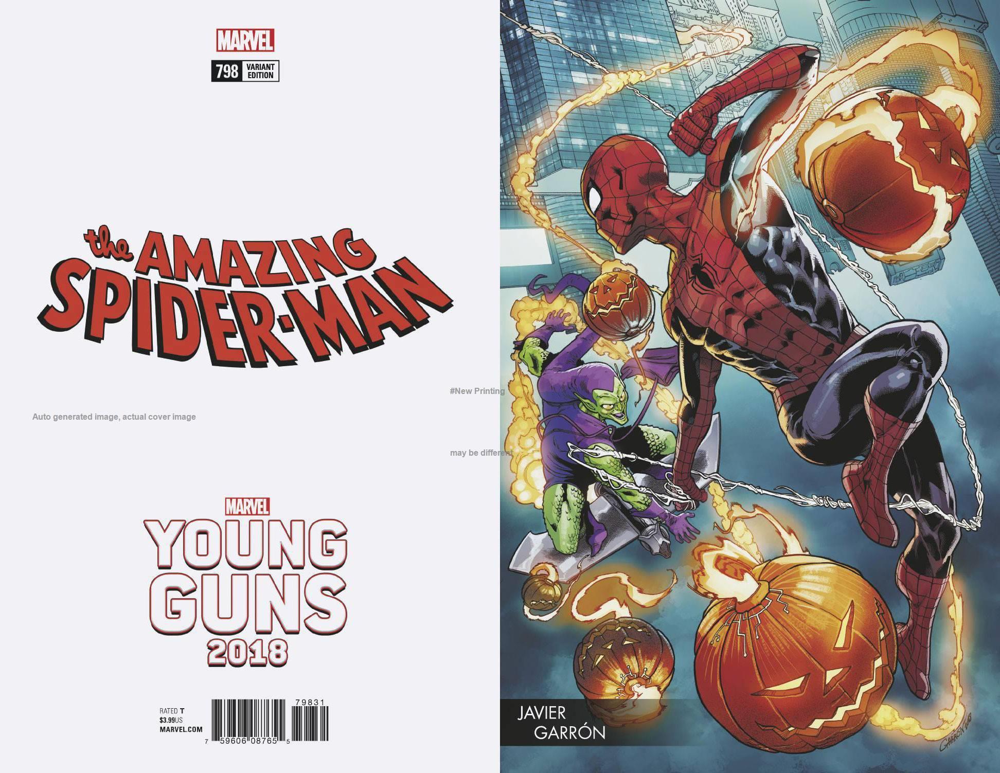 Amazing Spider-Man #798 Garron Young Guns Variant Leg (2017)