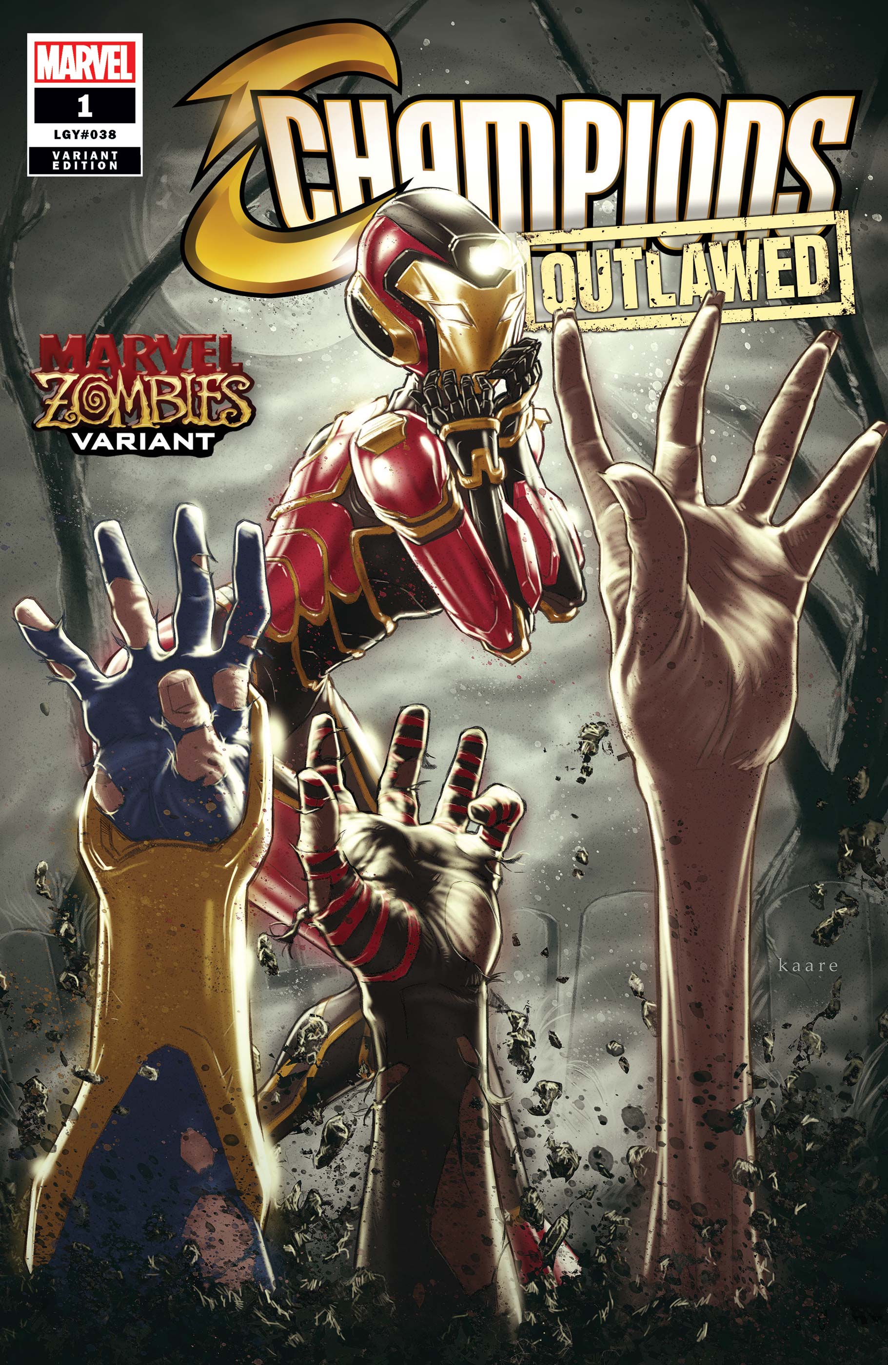 Champions #1 Andrews Marvel Zombies Variant (2020)