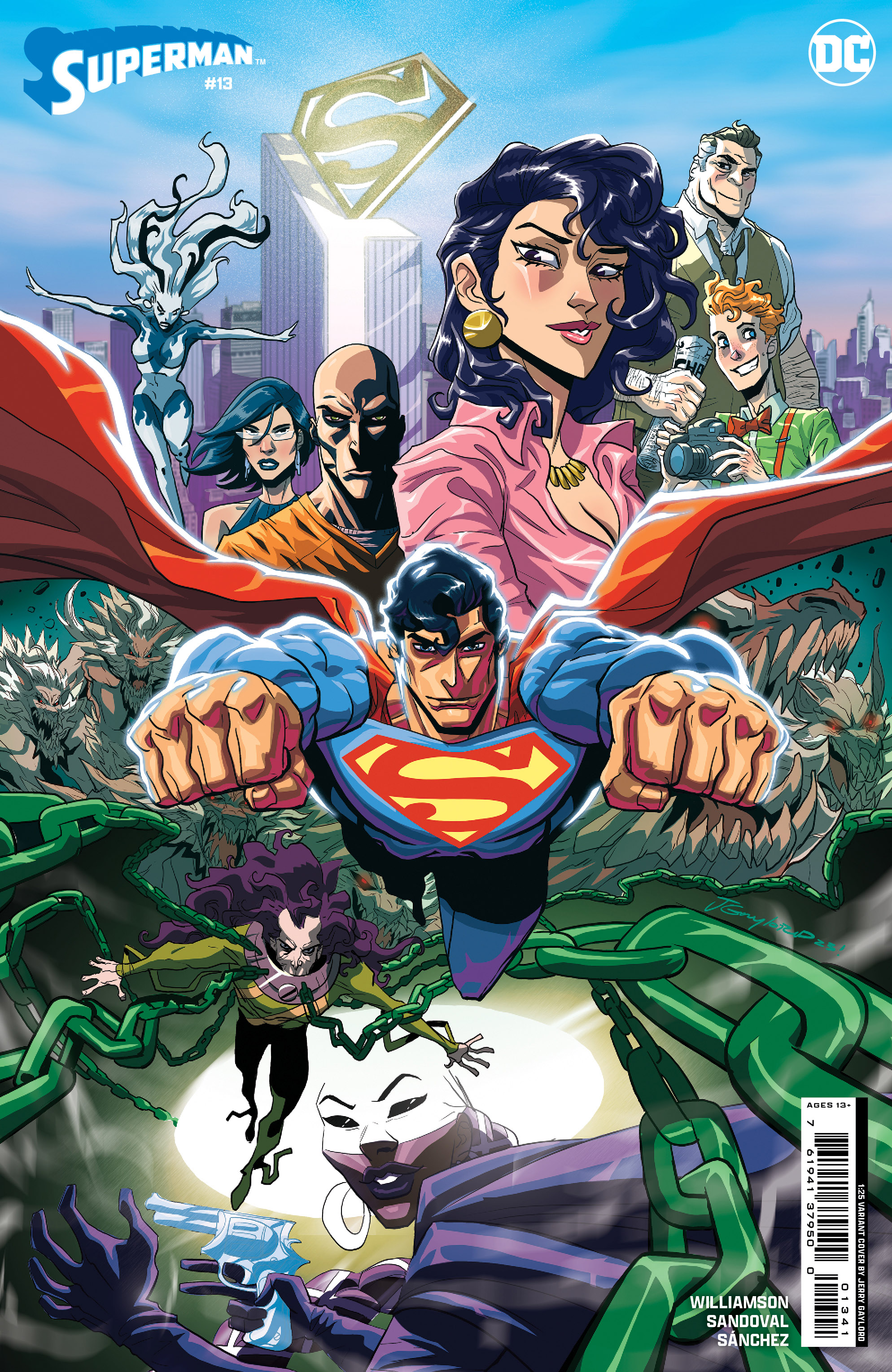 Superman #13 1 for 25 Variant Jerry Gaylord