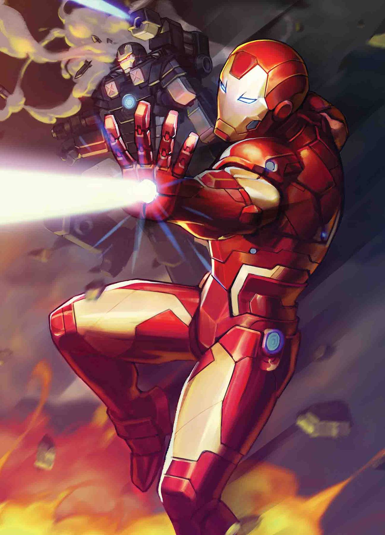 Tony Stark Iron Man #12 Nexon Marvel Battle Lines Variant (2018)
