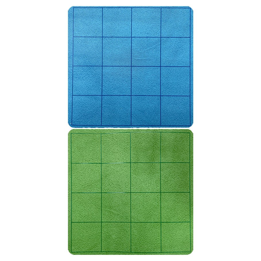 Chessex Mega Battlemat Reversible Vinyl 1" Blue-Green Squares