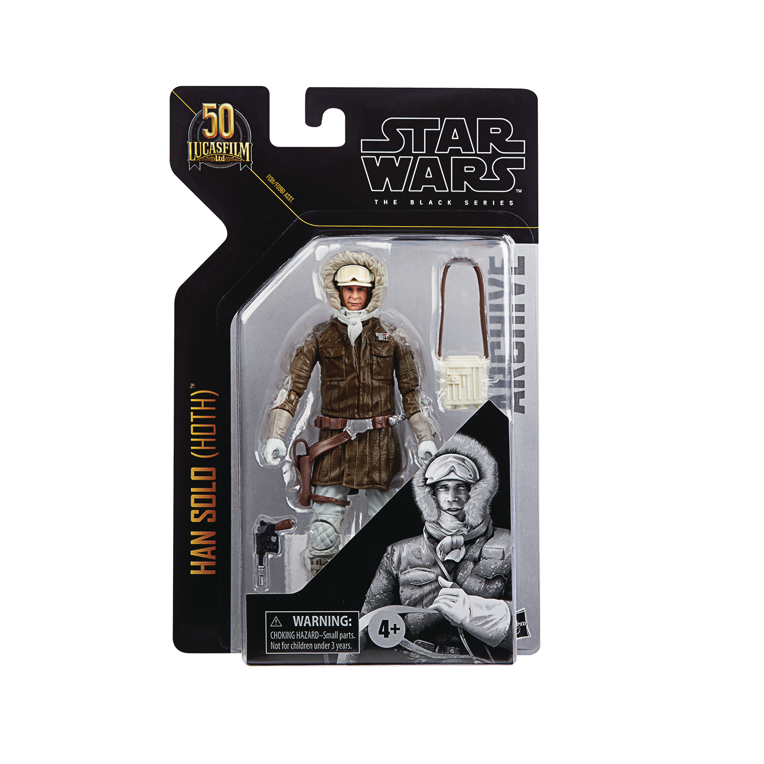 Star Wars Black Archives 6 Inch Hoth Han Solo Action Figure Case