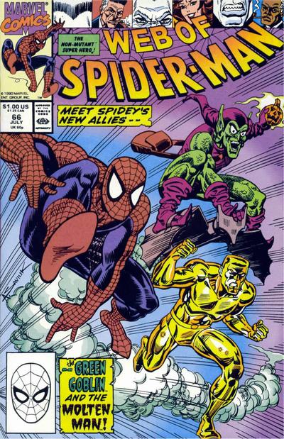 Web of Spider-Man #66 [Direct](1985)- Vf/Nm 9.0