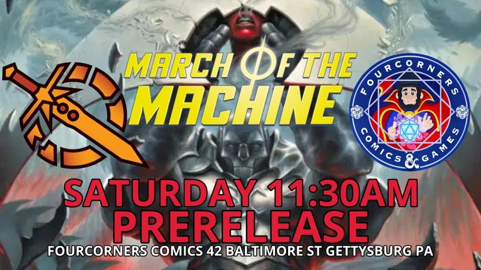 ** Saturday, April 15th 11:30 Am Mtg March of The Machines Pre-Release **