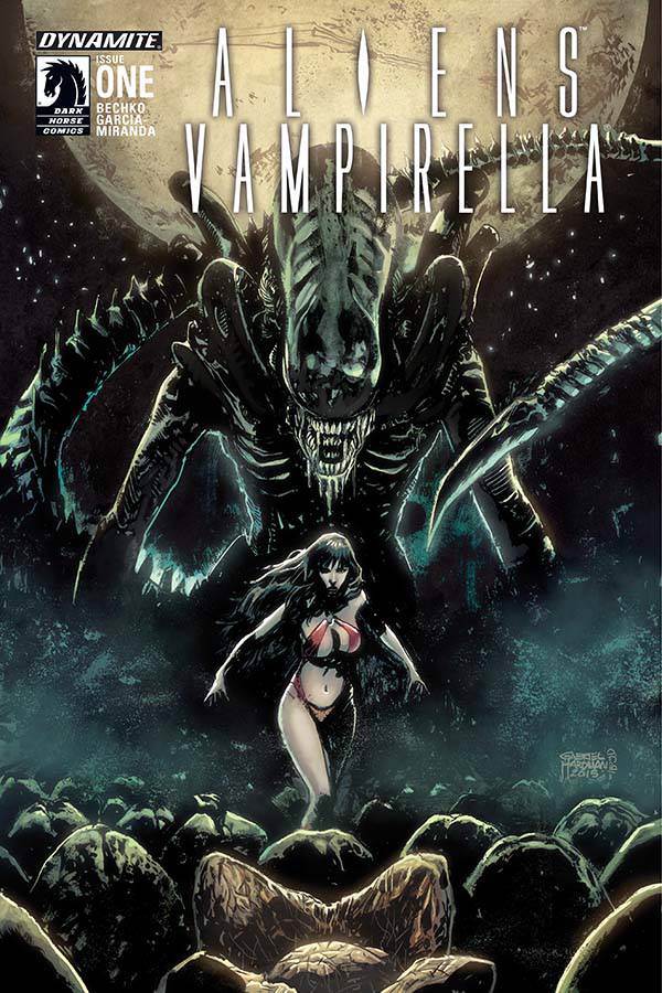 Aliens Vampirella #1 Cover A Hardman