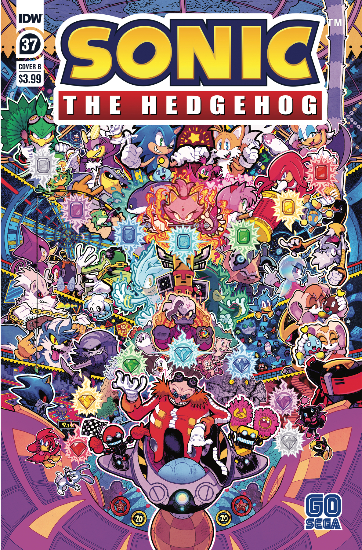 Sonic the Hedgehog #37 Cover B Jon Gray