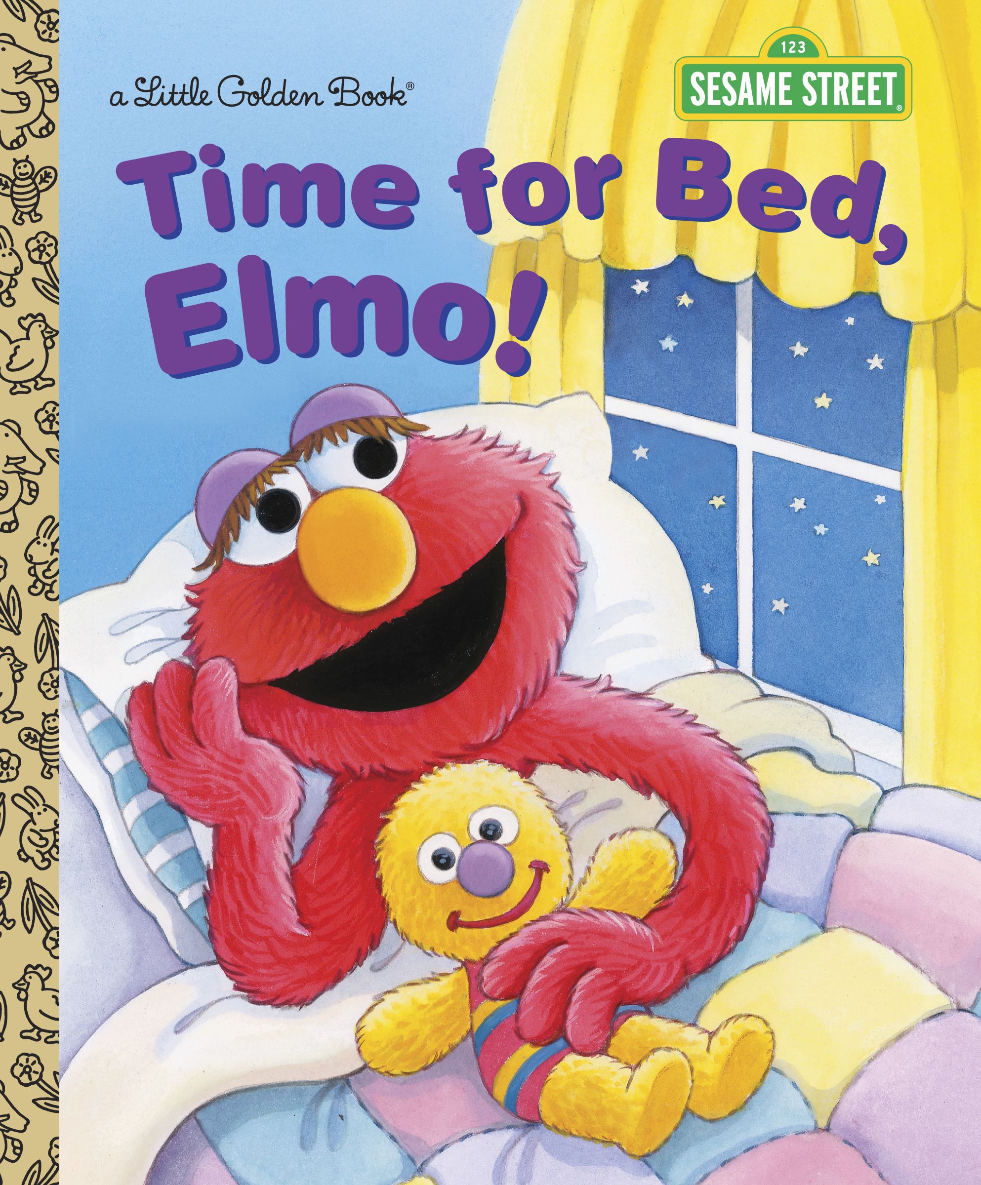 Little Golden Book Time for Bed, Elmo! (Sesame Street)