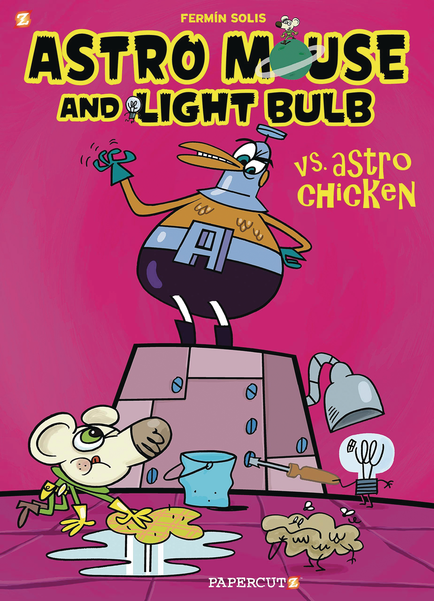 Astro Mouse And Light Bulb Graphic Novel Volume 1 Vs Astro Chicken