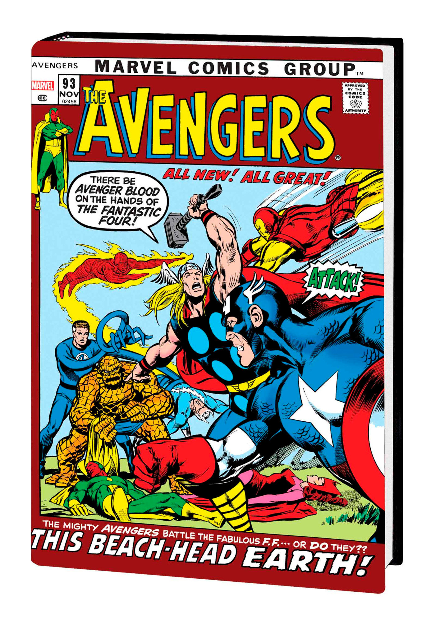 Avengers Omnibus Hardcover Volume 4 Direct Market Variant