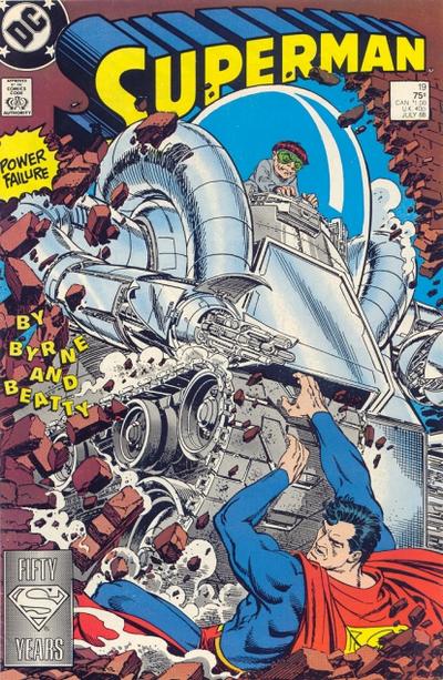 Superman #19 (1987) [Direct]-Fine (5.5 – 7)