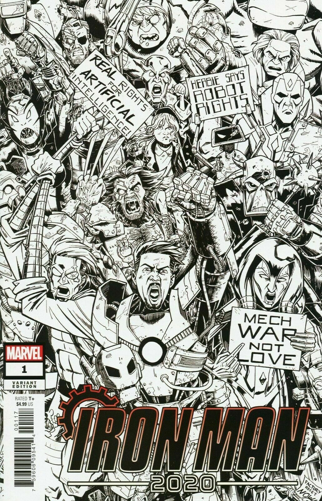 Iron Man 2020 #1 Roche Party Sketch Variant (Of 6)
