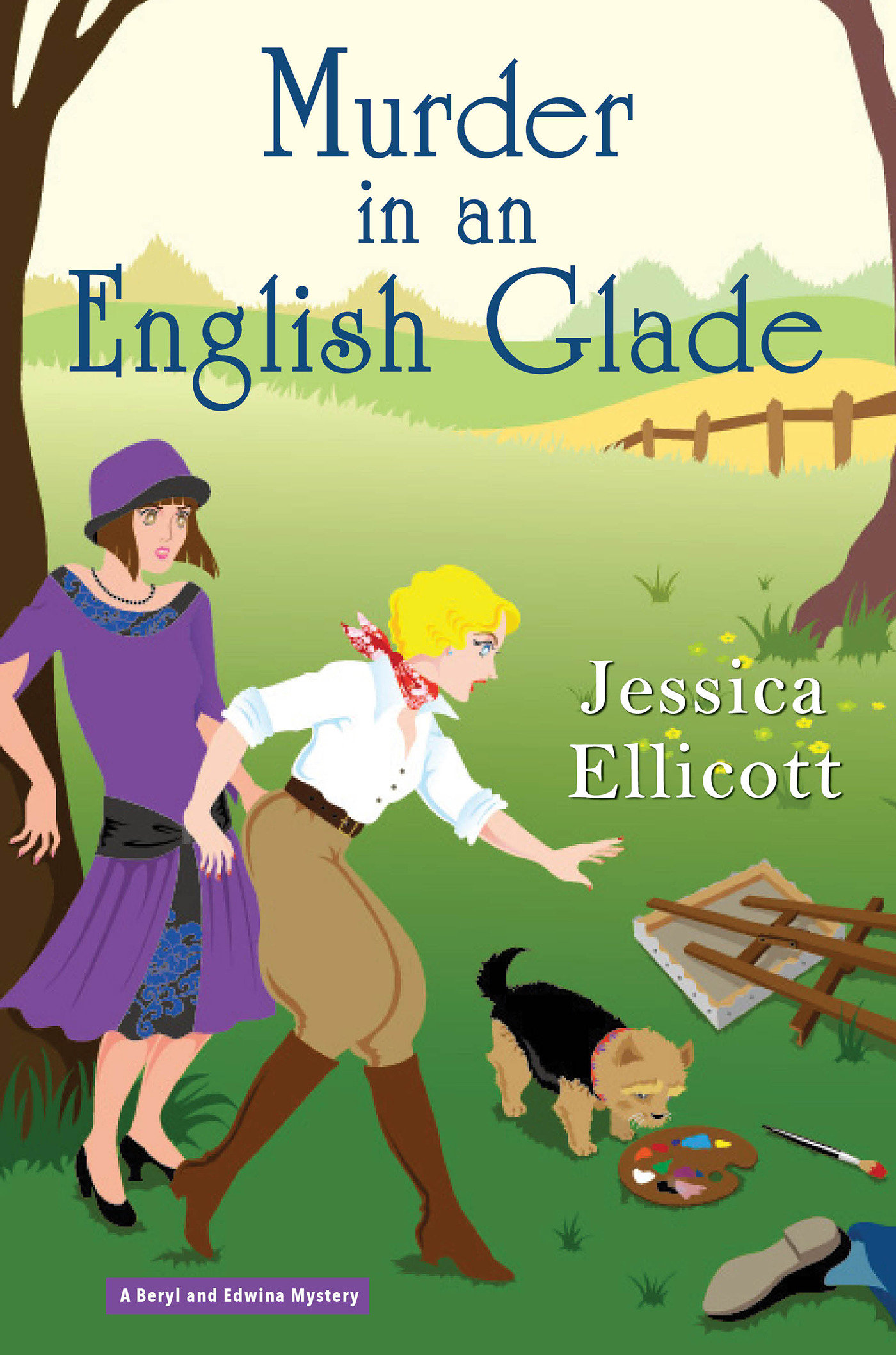 Murder In An English Glade (Hardcover Book)